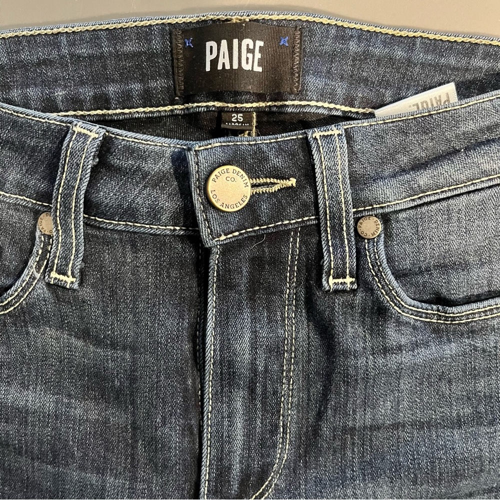 PAIGE Jeans size 26 HOXTON ANKLE dark wash
